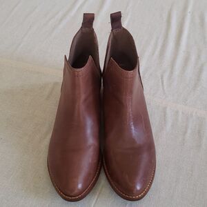 Matisse Morris Leather Women's 7 Split Ankle Boots Saddle Brown